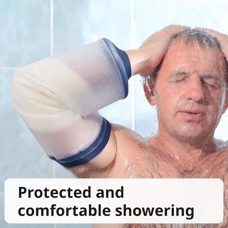 FIGHTECH PICC Line Shower Cover | Available in 3 Sizes | Reusable IV & PICC Line Sleeve | Waterproof Cast Cover for Elbow | picc Line Covers for Upper Arm (2 Pack, Weight: 120-150 pounds) - Image 3